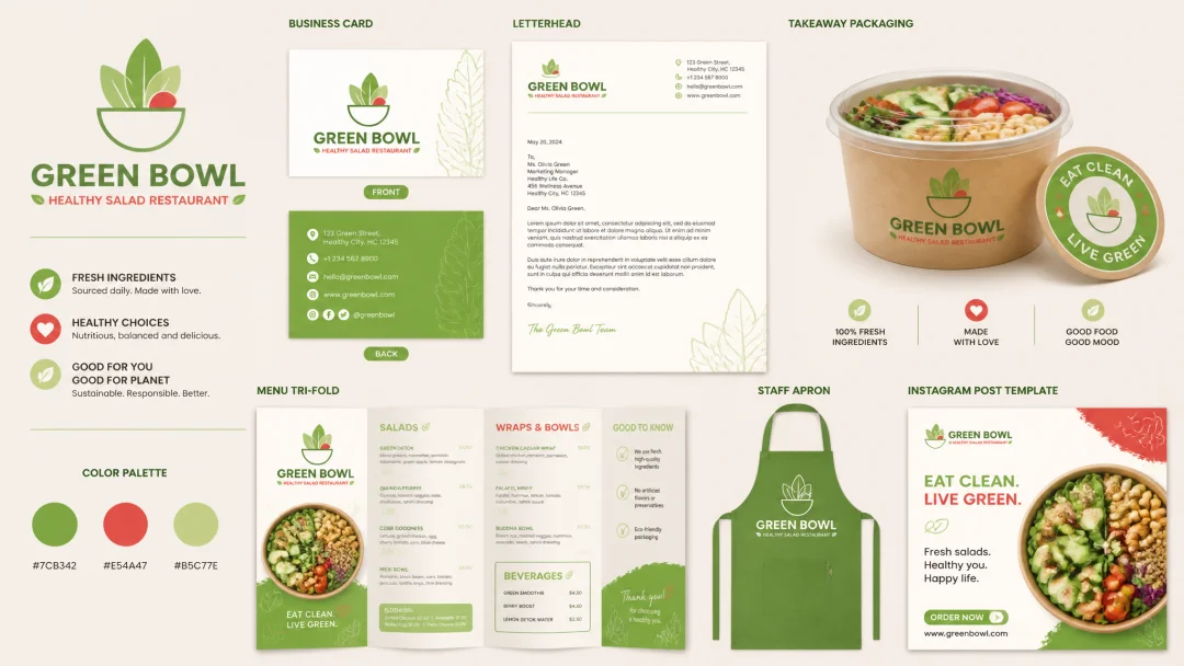Brand identity mockup